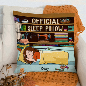 Sewing Girl Official Sleep Pillow - Personalized Pillow - Pillow - GoDuckee