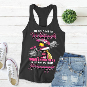 Motocross Girl Braaap In His Ear Personalized Shirts - Shirts - GoDuckee