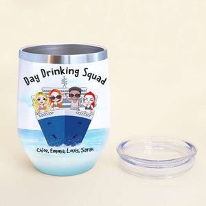 Drinking & Cruising Friends Wine Tumbler - We Don't Hide Crazy, Give It A Cocktail - Wine Tumbler - GoDuckee