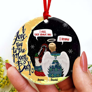 Still Talk About You - Personalized Christmas Ornament - Memorial Gift Of My Husband - Ornament - GoDuckee