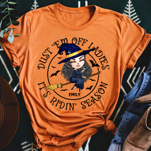 Witch Dust'Em Off Ladies It's Ridin' Season - Custom Shirts - Shirts - GoDuckee