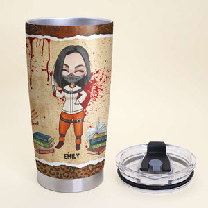 Thomas Harris Hannibal Lecter - Personalized Tumbler Cup - The Silence Of The Lambs - Tumbler Cup - GoDuckee