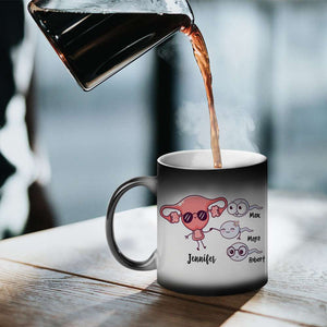 Thanks For Not Swallowing Us, Gift For Mom, Personalized Magic Mug, Funny Sperm Mug, Mother's Day Gift - Magic Mug - GoDuckee