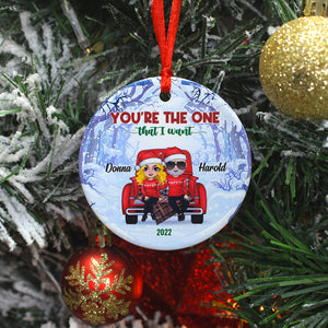 You're The One That I Want, Personalized Ornament Gift Couple - Ornament - GoDuckee
