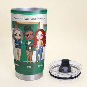 Personalized Teacher Bestie Tumbler - To My Teacher Besties - - Tumbler Cup - GoDuckee