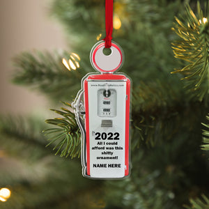 Personalized Gas Price Ornament, Christmas Tree Decor - Ornament - GoDuckee