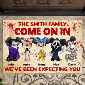 We've Been Expecting You Personalized Family Door Mat Gift For Family - Doormat - GoDuckee
