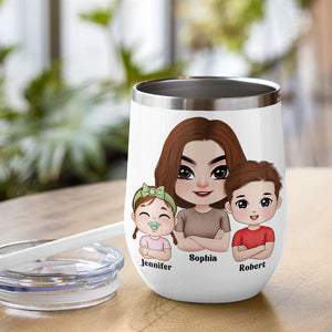 At Least You Don't Have Ugly Children, Personalized Coffee Mug, Mom and Her Beautiful Kids Mug, Mother's Day Gift, Birthday Gift For Mom - Coffee Mug - GoDuckee