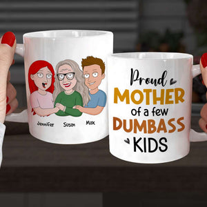 Proud Of Mother 07QHHN220423 Personalized Coffee Mug Accent Mug Wine Tumbler - Coffee Mug - GoDuckee
