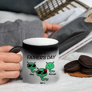 Happy Father's Day, Gift For Dad, Personalized Mug, Alien Sperm Mug, Father's Day Gift - Magic Mug - GoDuckee
