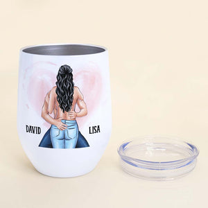 This Is Us, Personalized Tumbler, Gift For Naughty Couple - Wine Tumbler - GoDuckee
