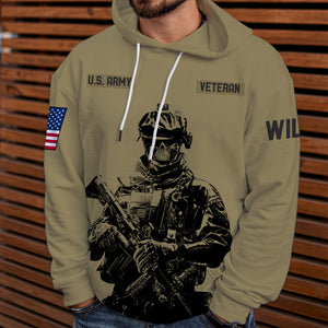 Custom Military Unit - Personalized Veteran All Over Shirts - Didn't Go To Harvard I Went To Fort Hood - AOP Products - GoDuckee
