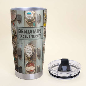 Personalized Lineman Tumbler - Electricity Meter What Part Of Don't You Understand - Tumbler Cup - GoDuckee