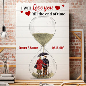 I Will Love You Till The End Of Time, Personalized Poster, Gifts For Couple - Poster & Canvas - GoDuckee