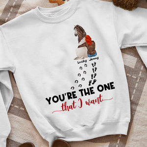 You're The One That I Want, Best Friend Horse Shirt Hoodie Sweatshirt - Shirts - GoDuckee