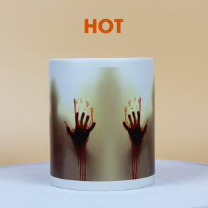 Horror Movie Behind The Door, Magic Mug, Gifts for Horror Fans - Magic Mug - GoDuckee