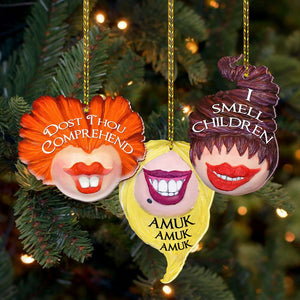 Dost Thou Comprehend, Personalized Wood Ornament, Christmas Gift - Ornament - GoDuckee