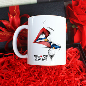 When Our Souls Collided Our Universe Was Born Personalized Mug, Couple Gift - Coffee Mug - GoDuckee