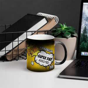 Pow Just At That Moment Super Dad Arrived Personalized Father Magic Mug - Magic Mug - GoDuckee