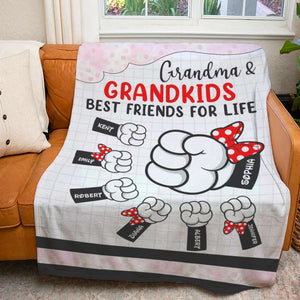 Grandma Personalized Blanket 06QHQN050423 - Blanket - GoDuckee