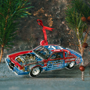 Personalized Racing Car Ornament, Christmas Gift - Ornament - GoDuckee