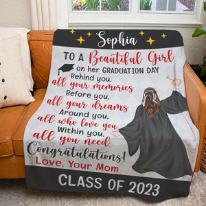 Graduation Day Behind You, Graduation Blanket - Blanket - GoDuckee