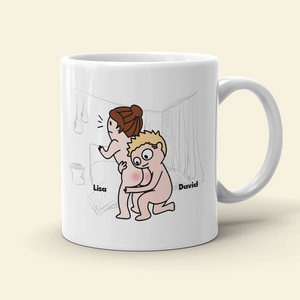 Best Couple Make Love, Personalized Naughty Couple Mug Wine Tumbler Accent Mug - Coffee Mug - GoDuckee