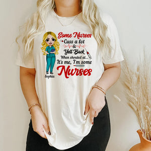 Some Nurses Cuss A Lot Personalized Nurse Shirts - Shirts - GoDuckee
