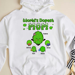 World's Dopest Mom, Personalized Shirt, Gift For Mom, Mother's Day Gift, Mom's Little Buds - Shirts - GoDuckee