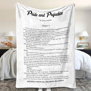 Pride And Prejudice Jane Austen - Personalized Blanket - Blanket - GoDuckee