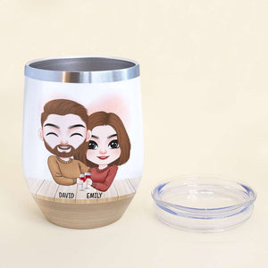 Trophy Husband Like A Regular Husband Only Hotter Personalized Wine Tumbler - Wine Tumbler - GoDuckee