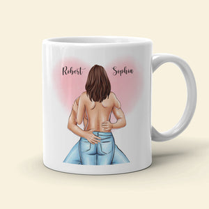 Naughty Couple Roses Are Red Violets Are Fine You Be The 6 I'll be the 9, Personalized Mug - Coffee Mug - GoDuckee