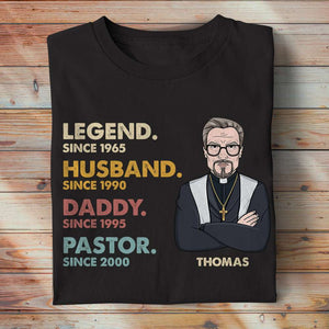 Pastor Legend - Personalized Shirts - Shirts - GoDuckee