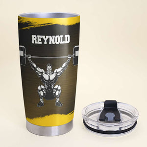Personalized Gym Tumbler - Life's 6 Rules For Success - Tumbler Cup - GoDuckee
