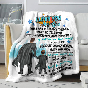 Trust In Yourself No Matter How Hard The Roads Ahead Seems Personalized Blanket, Gift For Your Child - Blanket - GoDuckee