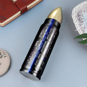 Be Safe We Need You Here With Us Personalized Police Dad Tumbler Cup - Water Bottles - GoDuckee