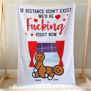Making you horny Funny Naughty Couple Personalized Blanket - Blanket - GoDuckee