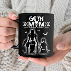 Gothic Mom And Daughter Black Mug Personalized Coffee Mug, Mother's Day Gift BLM-03qhqn150423 - Coffee Mug - GoDuckee