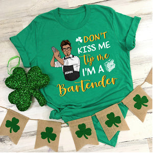 Bartender Patrick Day - Personalized Shirts - Gift For Bartender - Bartender Shaking - Shirts - GoDuckee