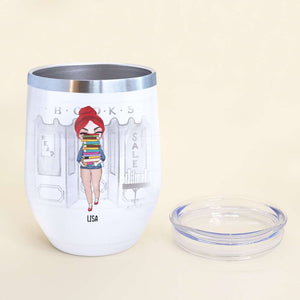 Book I Was A Very Bad Girl At The Bookstore Today Personalized Tumbler - Wine Tumbler - GoDuckee