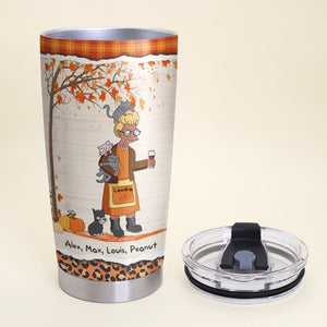 Personalized Cat Mom Tumbler, Someday I Will Be An Old Lady - Tumbler Cup - GoDuckee
