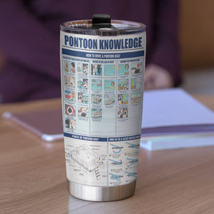 Personalized Pontoon Tumbler Cup -I Pontoon I Drink - Tumbler Cup - GoDuckee