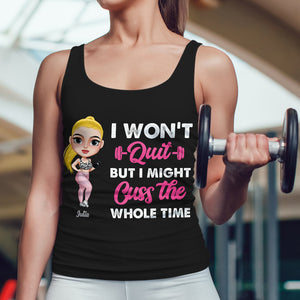 May The Booty Get Fatter And My Stomach Become Flatter, Personalized Shirt, Gift For Fitness Lovers - Shirts - GoDuckee