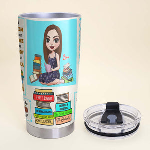 I Am An Introvert, Personalized Tumbler, Gift For book Lover - Tumbler Cup - GoDuckee