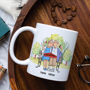 Old Couple DR-WHM-02DNTN090123 Personalized Mug - Coffee Mug - GoDuckee
