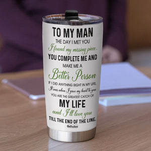 You Have My Heart Hook Line And Sinker Personalized Fishing Couple Tumbler Cup, Gift For Fishing Couple - Tumbler Cup - GoDuckee