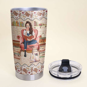 I'm Not Addicted To Books, Personalized Tumbler, Gift For Book Lover - Tumbler Cup - GoDuckee