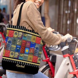 Book Lover - Personalized Tote Bag - Tote Bag - GoDuckee