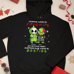 Chance Made Us Friends, Personalized Green And Horror Character Shirts, Christmas Gift - Shirts - GoDuckee