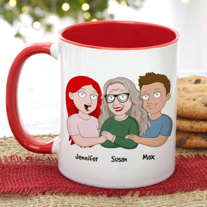 Proud Of Mother 07QHHN220423 Personalized Coffee Mug Accent Mug Wine Tumbler - Coffee Mug - GoDuckee